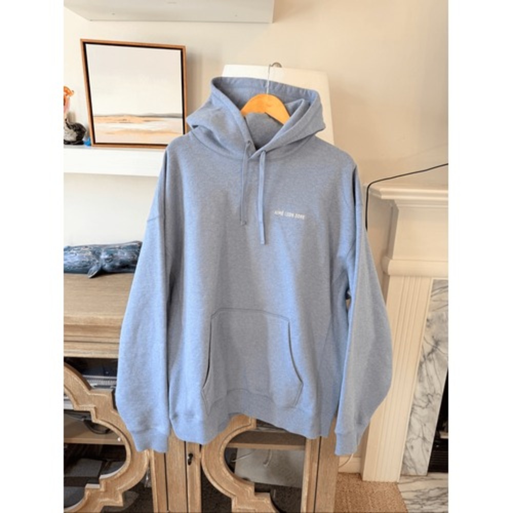 Aime Leon Dore Logo Hoodie Mens Blue XXL (J2)